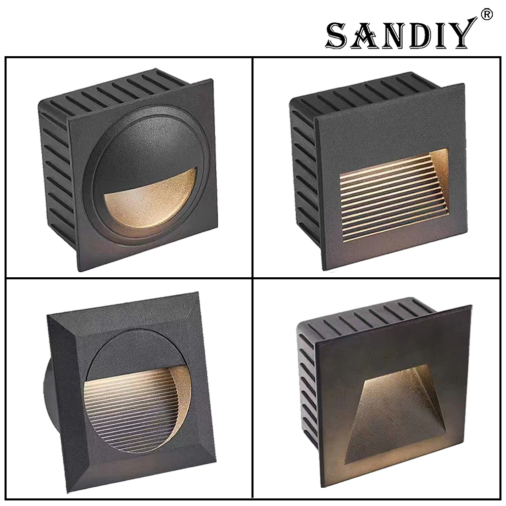 Outdoor Lighting Lux - SANDIY-Lámparas empotrables para pared de exterior,