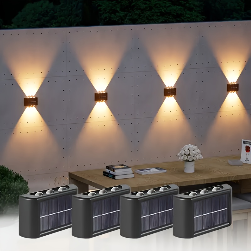 Outdoor Lighting Solar Panel - Lámpara Solar LED para Exteriores, Impermeable,