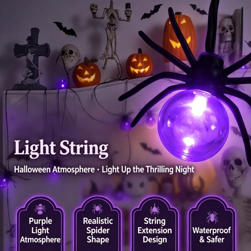 Outdoor Lighting Battery Powered - Guirnalda de Luces LED con Forma