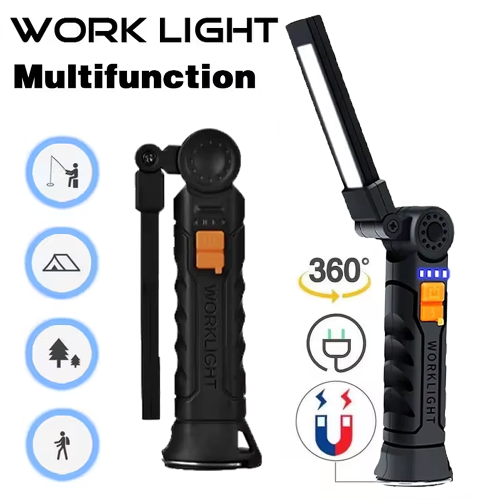 Outdoor Lighting Nearby - Linterna LED COB portátil, linterna recargable