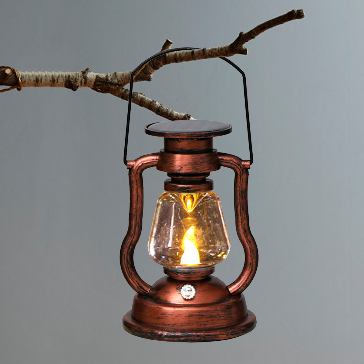 Solar Lantern Hanging - Luz de Ambiente Retro LED Solar,