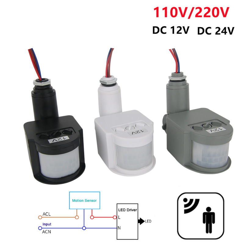 Outdoor Lighting Lux - Sensor de movimiento de 12V, Detector