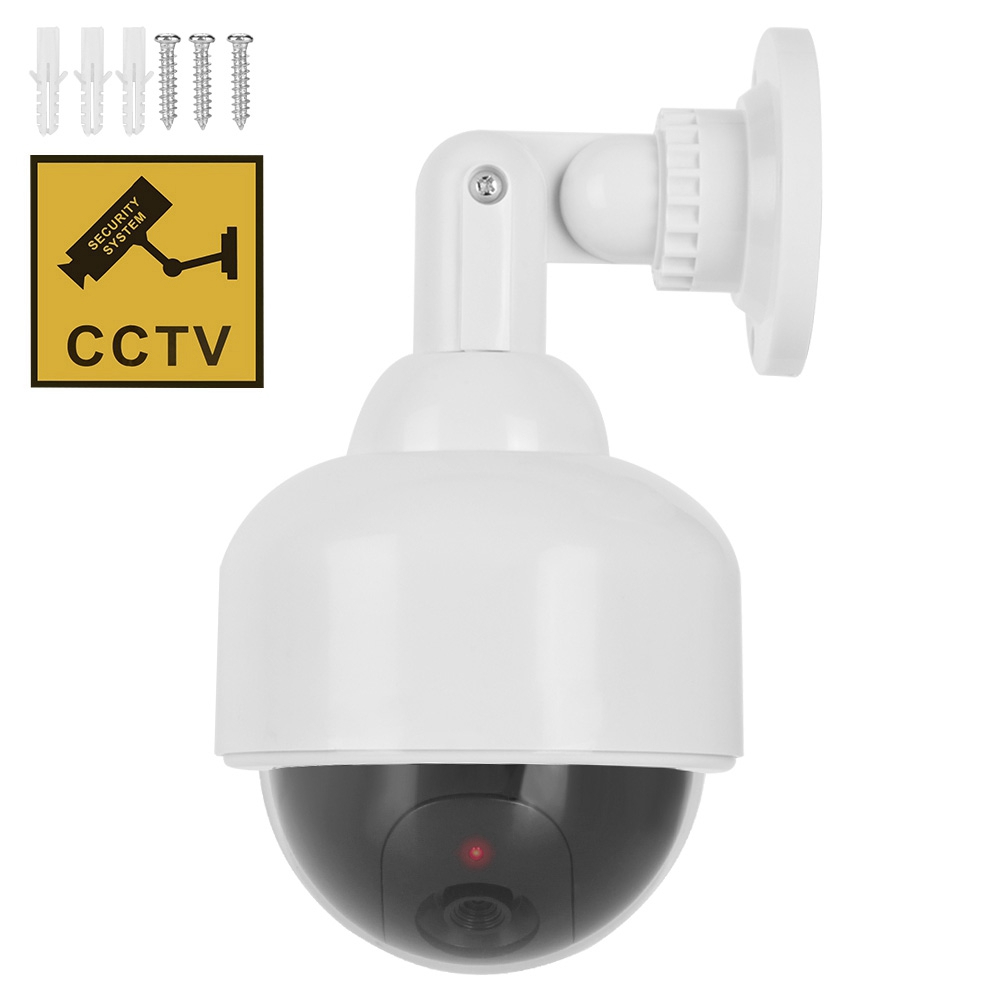 Outdoor Lighting And Camera - Cámara Falsa Impermeable Realista de Vigilancia
