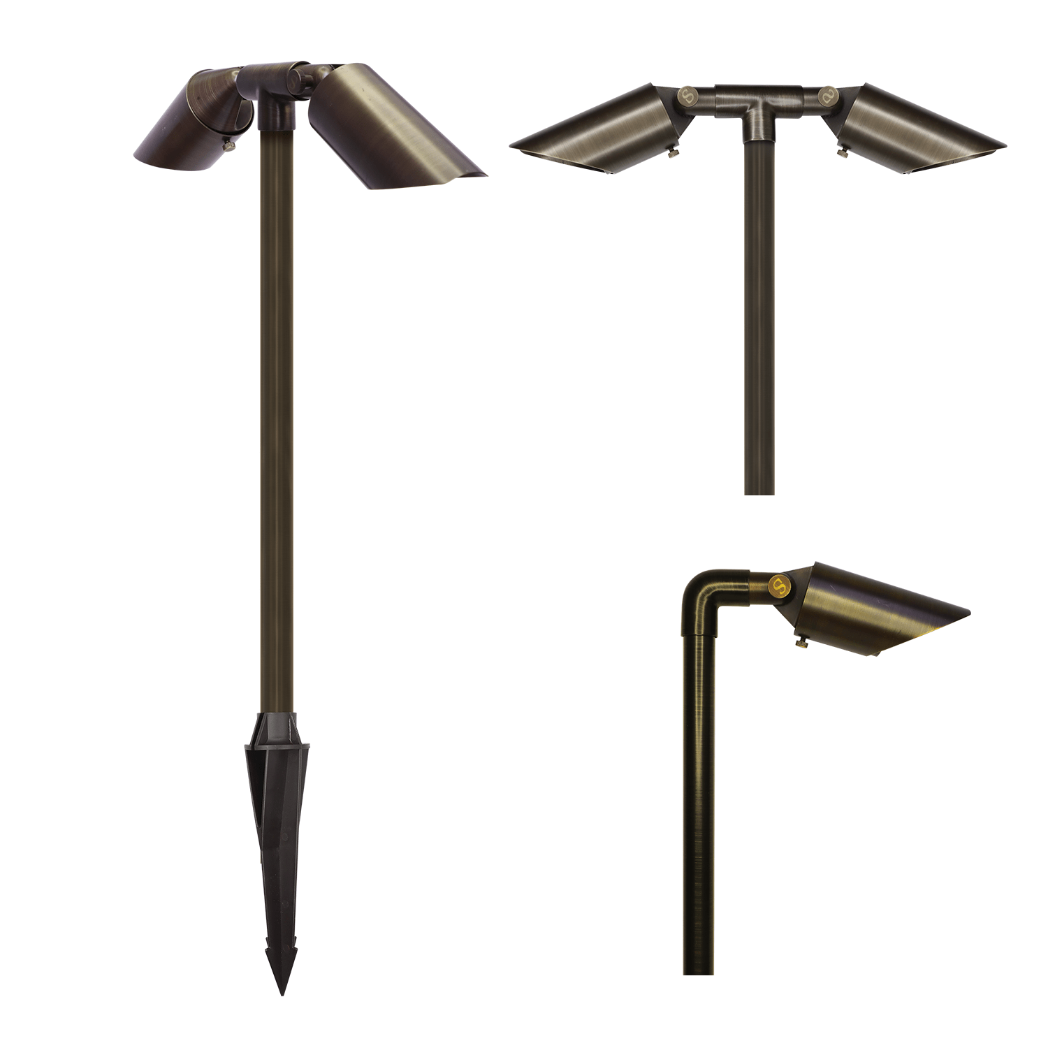 Outdoor Lighting Brass - Lámpara LED para Jardín, Decoración de