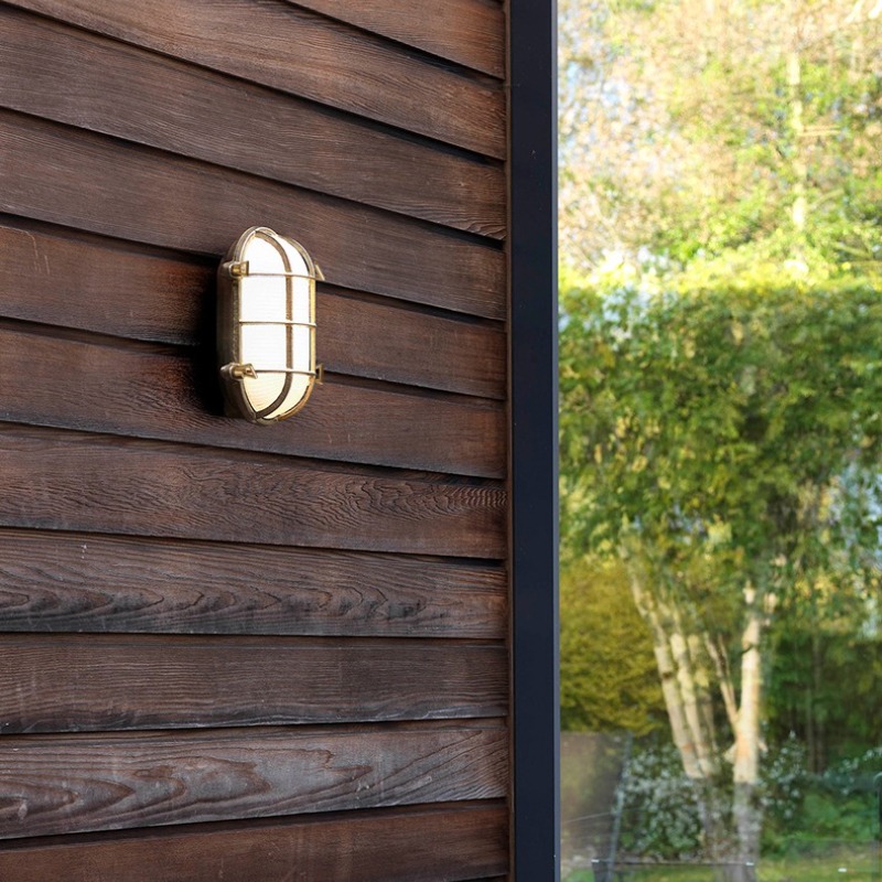 Outdoor Lighting Brass - Lámparas de Pared Minimalistas de Latón