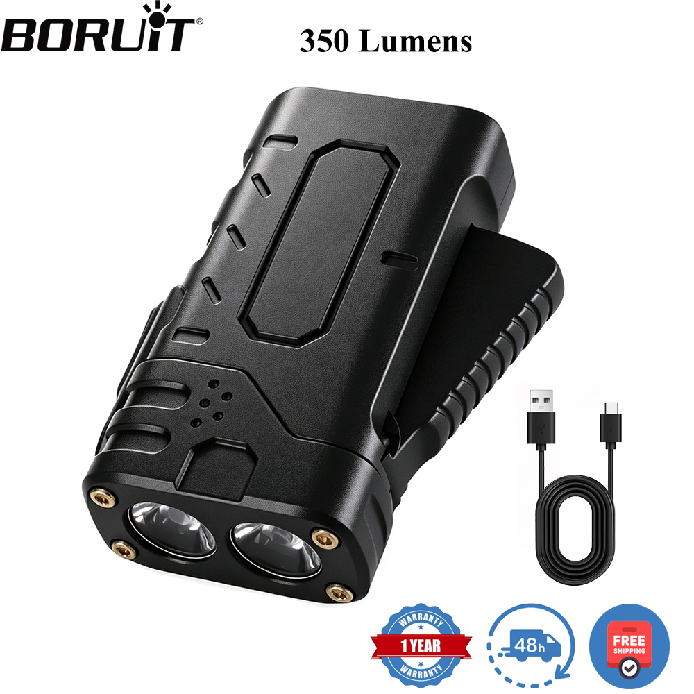 Outdoor Lighting Nearby - Linterna LED EDC de Manivela BORUIiT,