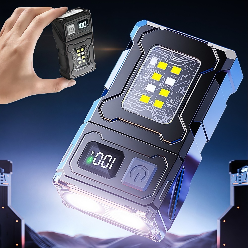 Outdoor Lighting Rechargeable - Mini Linterna LED Recargable con Clip