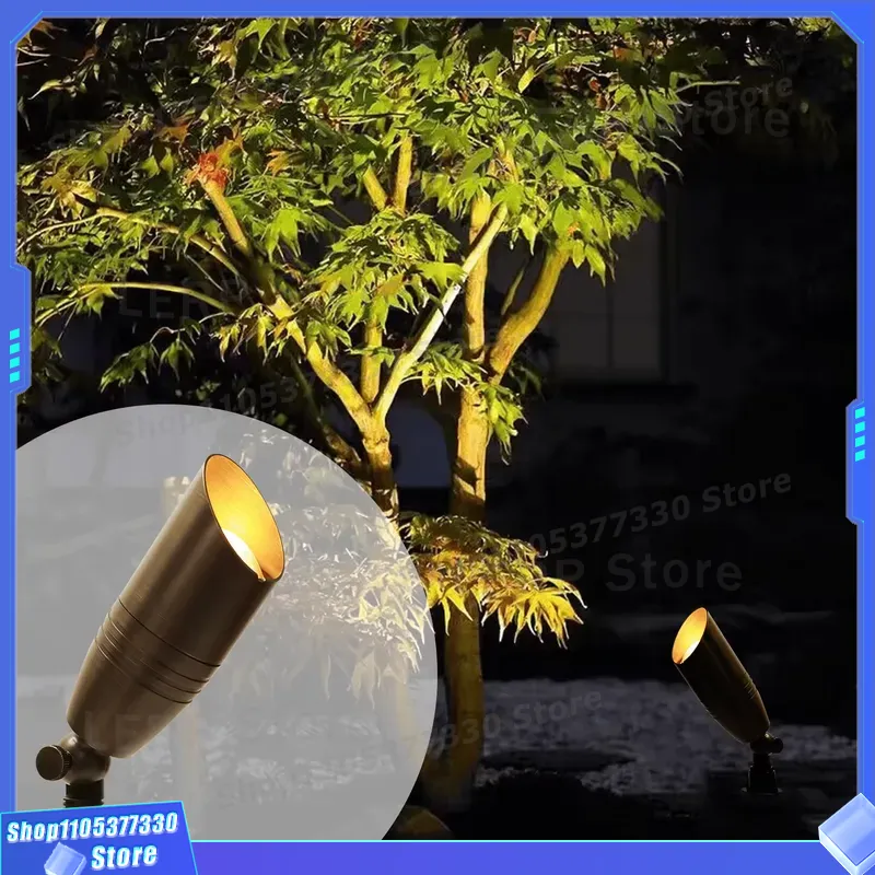 Outdoor Lighting Brass - Foco LED MR16 de Bajo Voltaje
