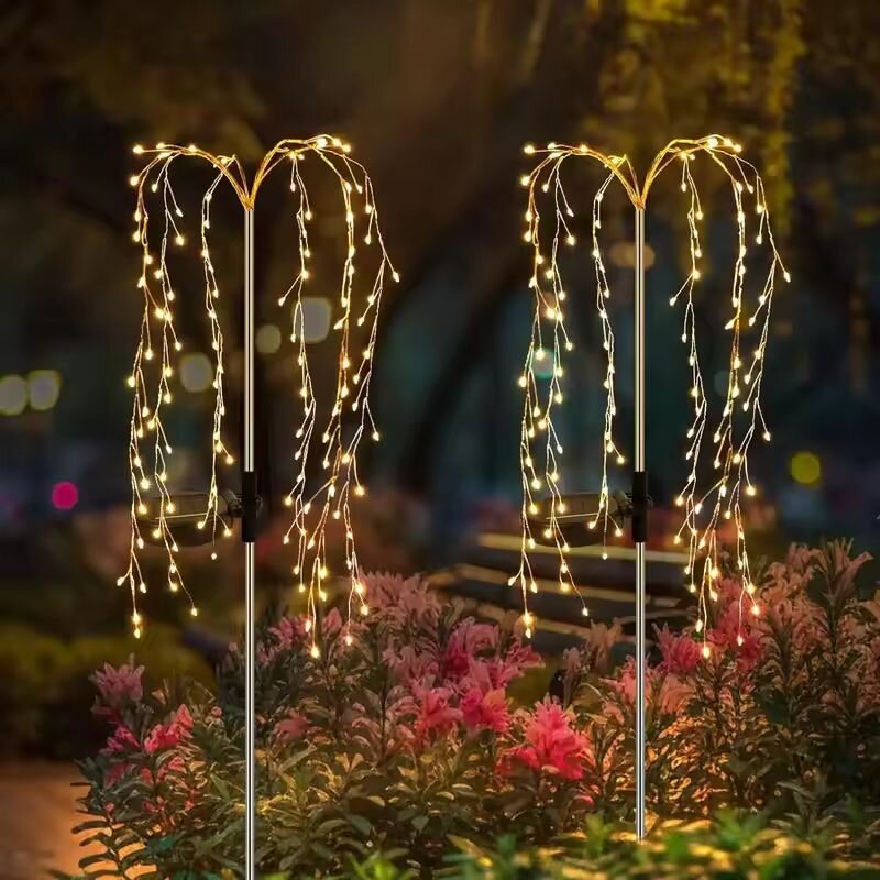 Outdoor Lighting Dusk To Dawn - Luces Solares de Exterior con Forma