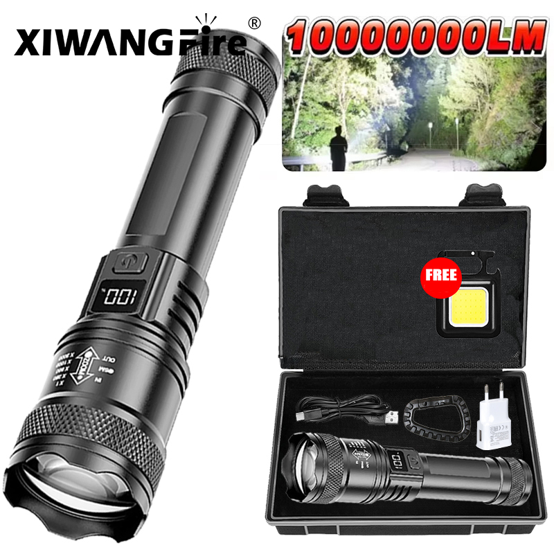 Outdoor Lighting Nearby - Linterna LED ultrabrillante, linterna táctica con