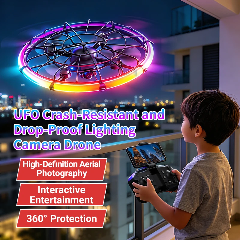 Outdoor Lighting And Camera - Dron RC JJRC H145 UFO con