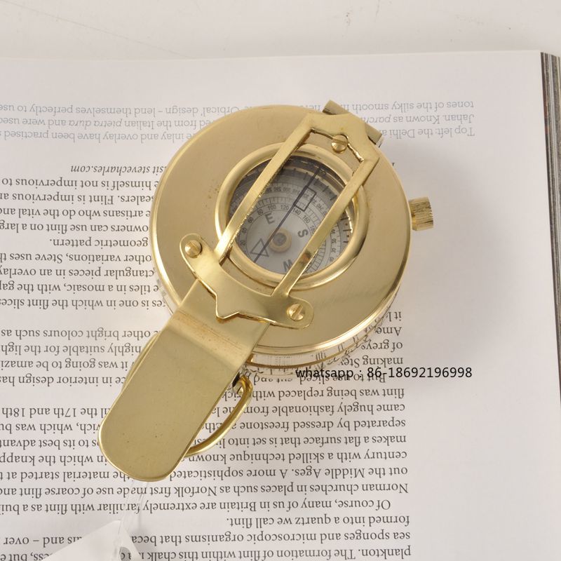 Brújula portátil para acampar, - Outdoor Lighting Brass reseña y precio