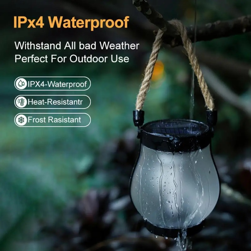 Lámpara Solar con Forma de Lla - Solar Lantern Hanging reseña y precio