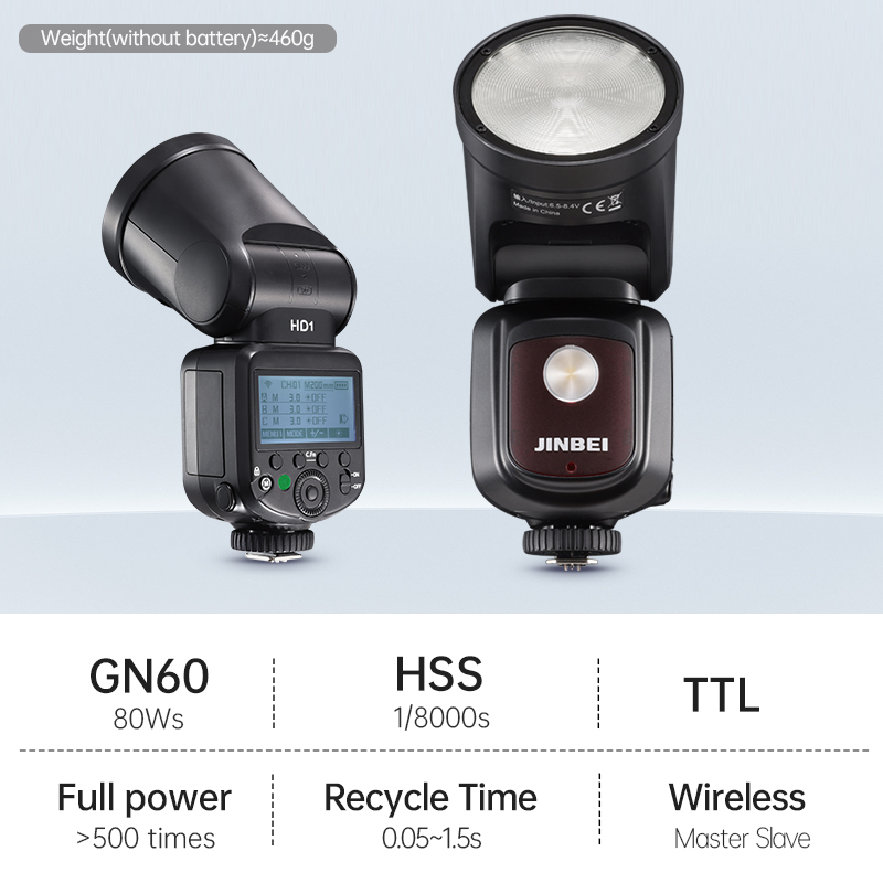 JINBEI HD-1 Flash de Cabeza Re - Outdoor Lighting And Camera reseña y precio