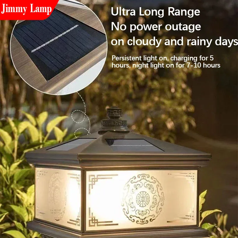 Lámpara Solar de pared para ex - Outdoor Lighting Brass reseña y precio