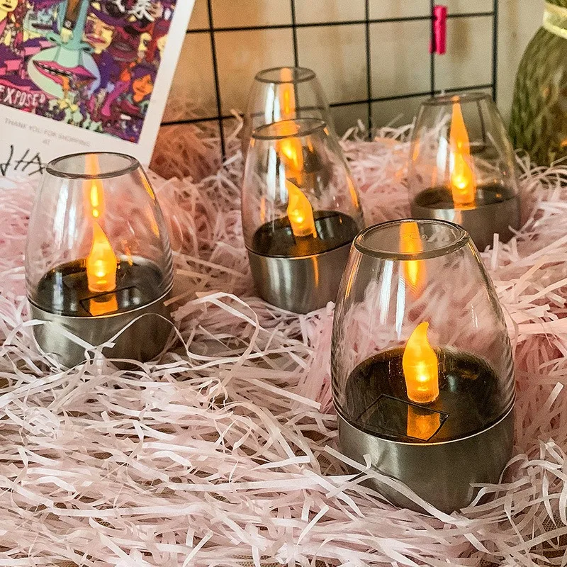 Velas sin llama alimentadas po - Outdoor Lighting For Gazebo reseña y precio