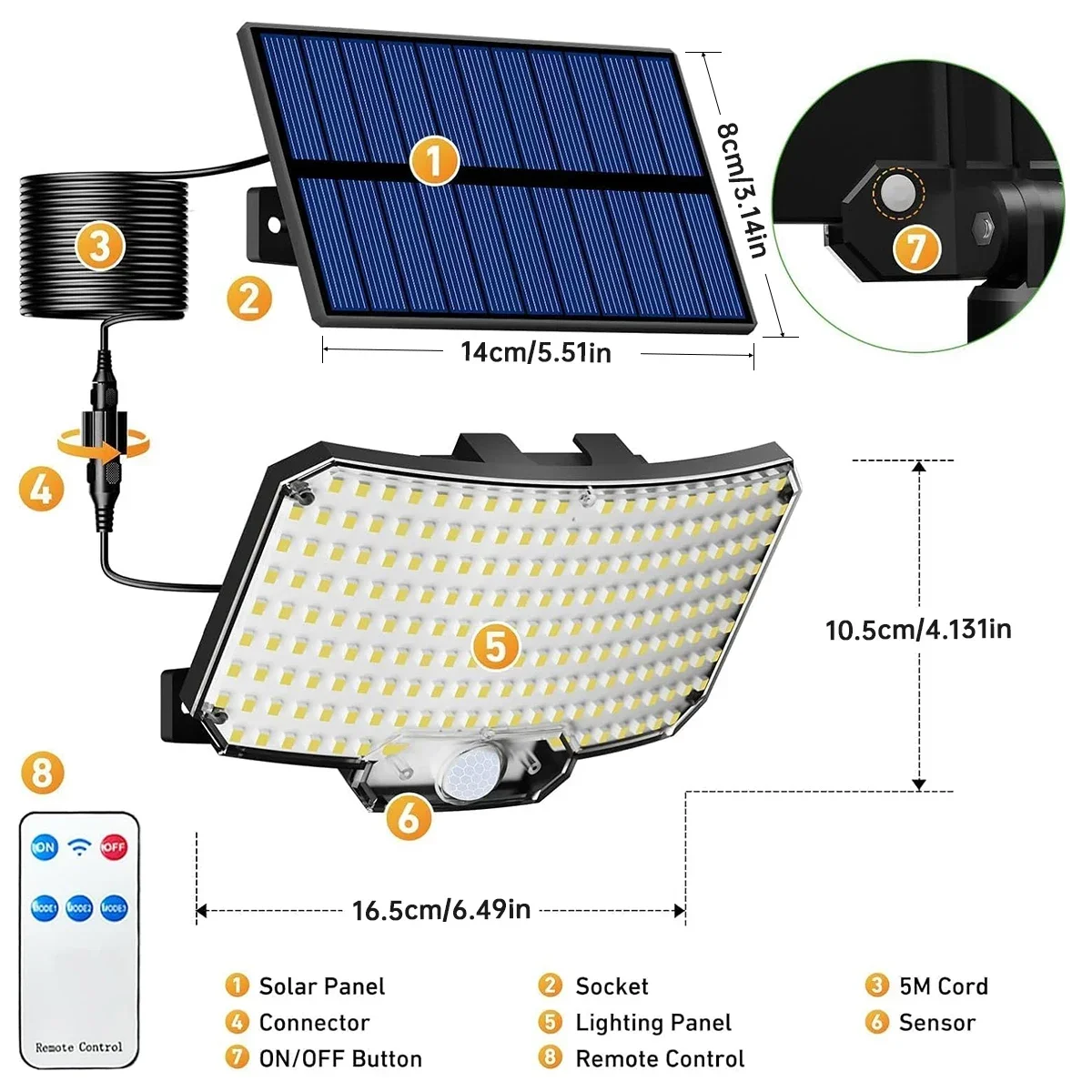 Luces Solares para Exteriores  - Outdoor Lighting Lamp reseña y precio