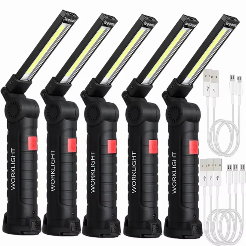 Linterna LED COB portátil, luz - Outdoor Lighting Rechargeable reseña y precio