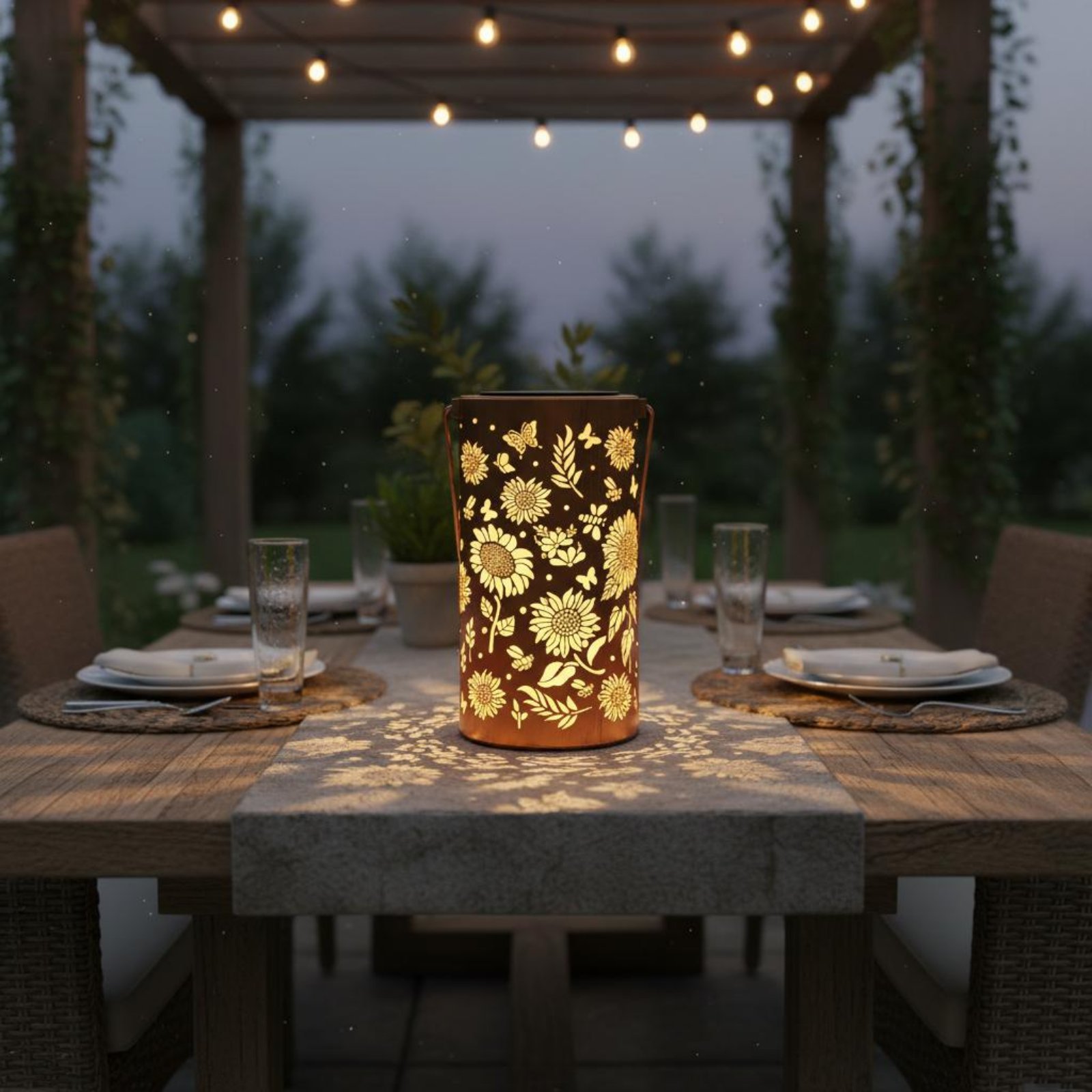 Farol Solar Colorido con Diseñ - Solar Lantern Hanging reseña y precio