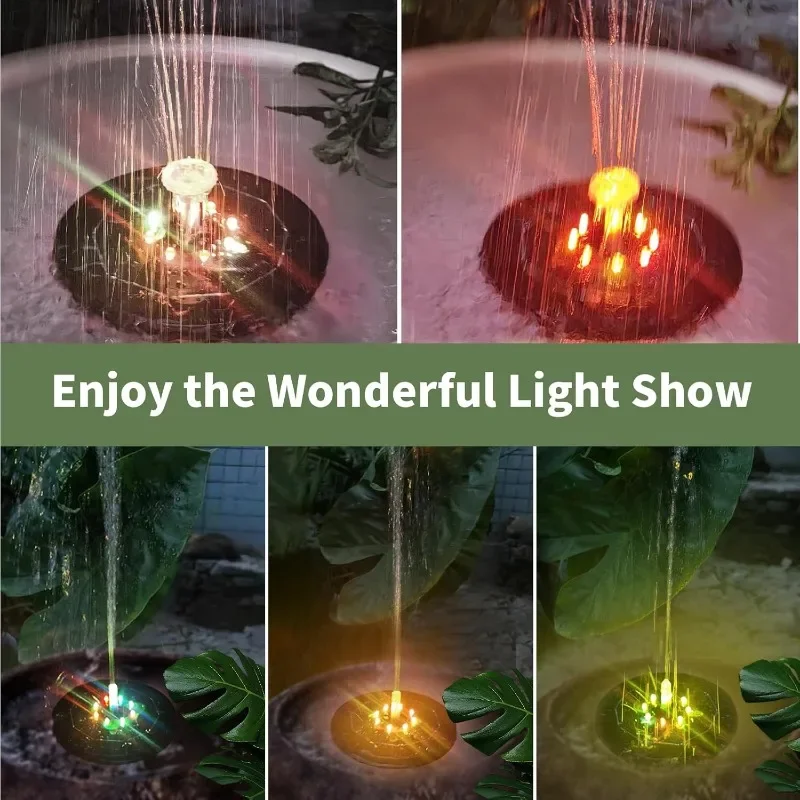 Luz de Fuente Solar giratoria, - Outdoor Lighting For Gazebo reseña y precio