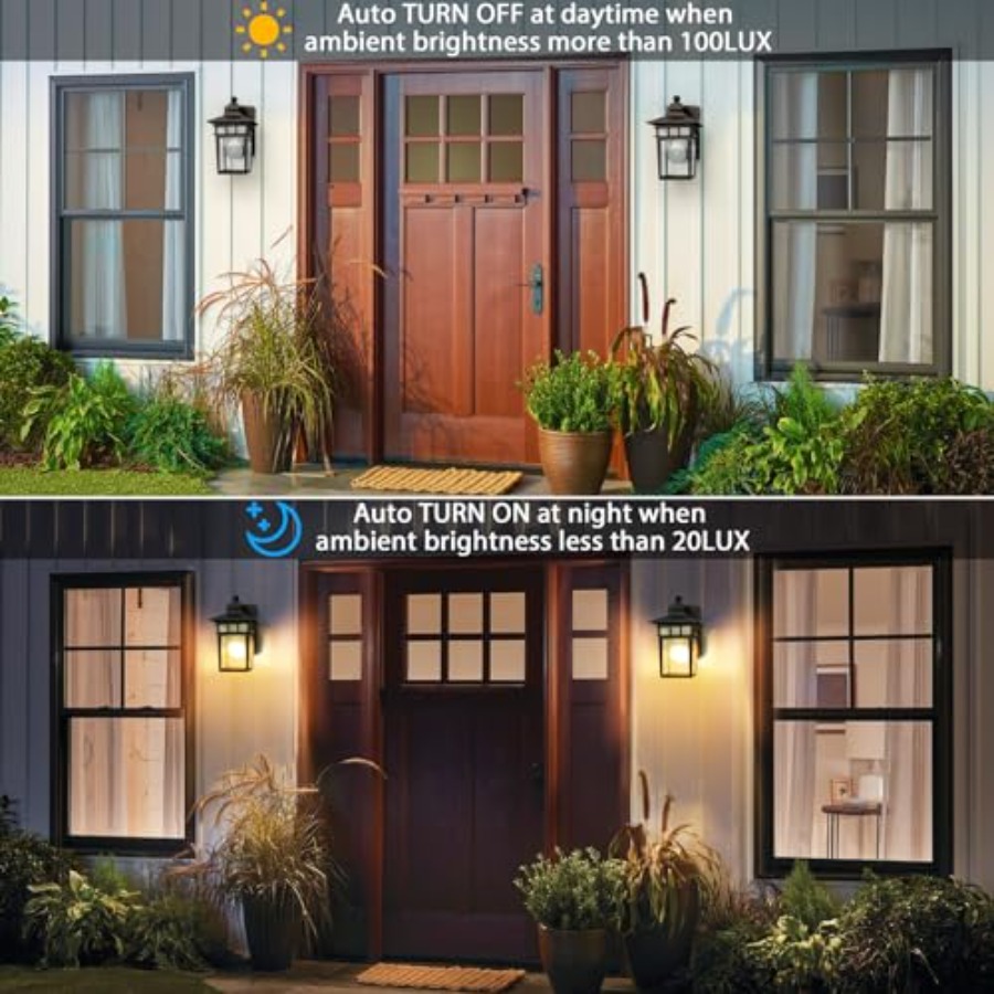 Lámpara Exterior con Enchufe G - Outdoor Lighting Dusk To Dawn reseña y precio