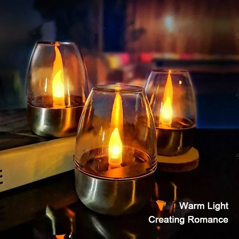 Velas solares LED de acero ino - Outdoor Lighting For Gazebo reseña y precio