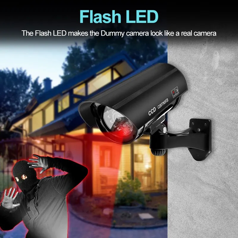 Cámara de seguridad ficticia r - Outdoor Lighting And Camera reseña y precio