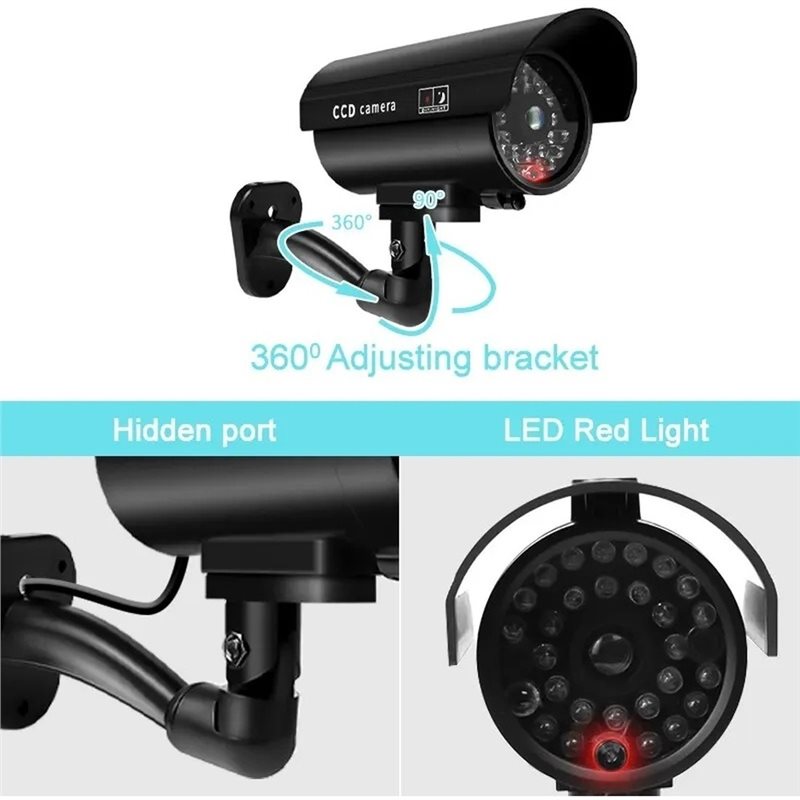 【B24B!】 Cámara CCTV falsa para - Outdoor Lighting And Camera reseña y precio