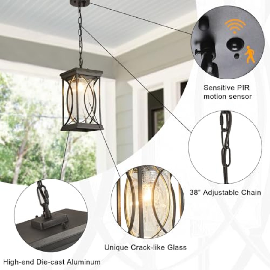 Lámpara Colgante de Exterior c - Outdoor Lighting Dusk To Dawn reseña y precio