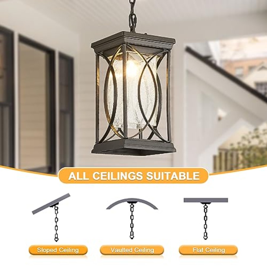 Lámpara Colgante de Exterior c - Outdoor Lighting Dusk To Dawn reseña y precio