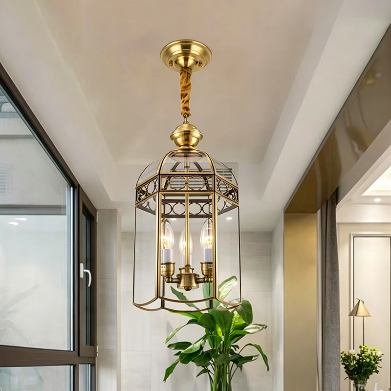 Lámpara Colgante de Exterior D - Outdoor Lighting Brass reseña y precio