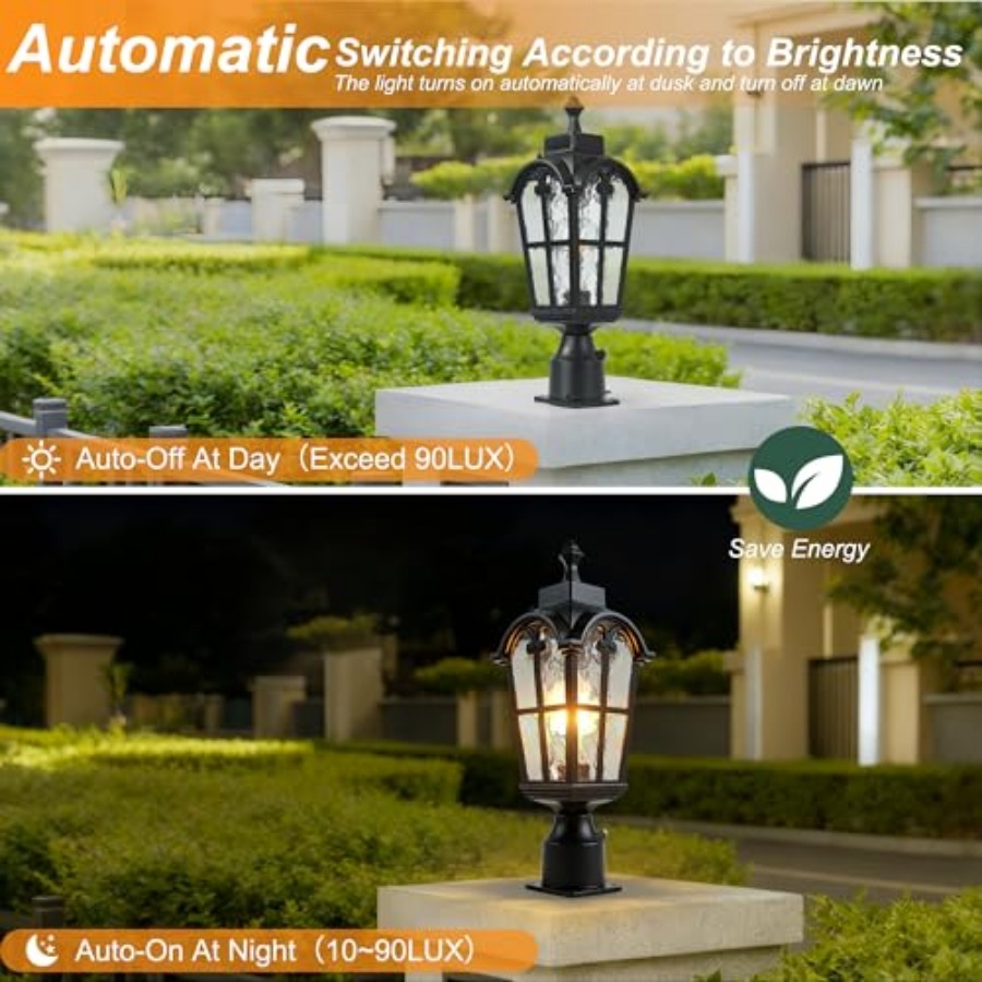 Lámparas de Poste para Exterio - Outdoor Lighting Lamp reseña y precio