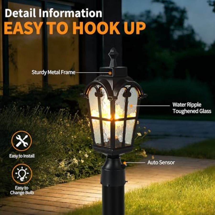 Lámparas de Poste para Exterio - Outdoor Lighting Lamp reseña y precio