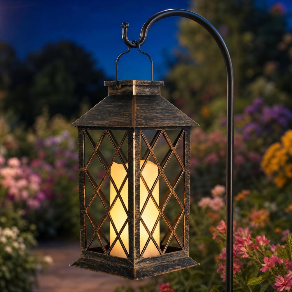 Linterna Solar Retro, Lámpara  - Solar Lantern Hanging reseña y precio