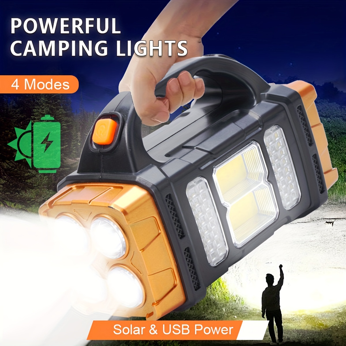 Nueva Linterna LED Solar Recar - Outdoor Lighting Solar Panel reseña y precio