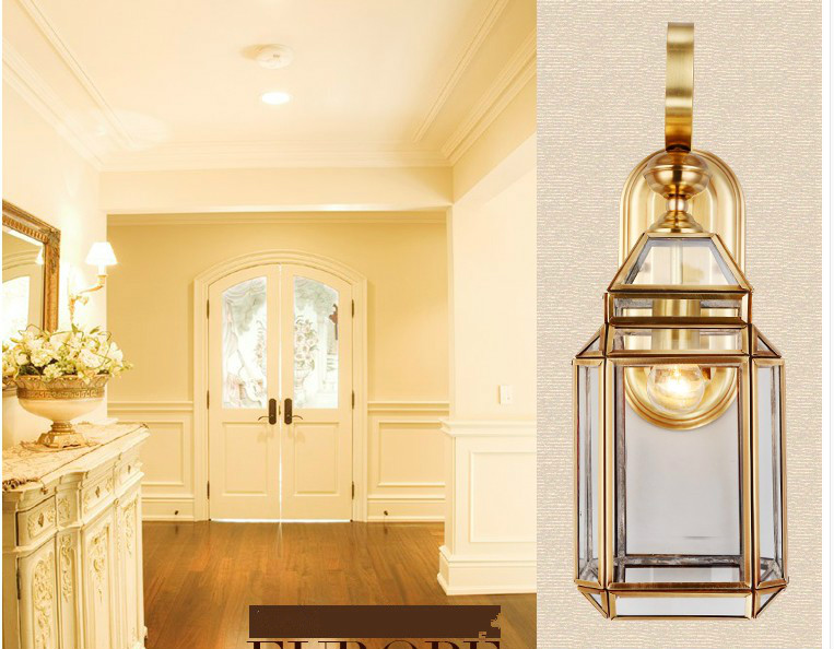 Lámpara de pared de bronce mod - Outdoor Lighting Brass reseña y precio
