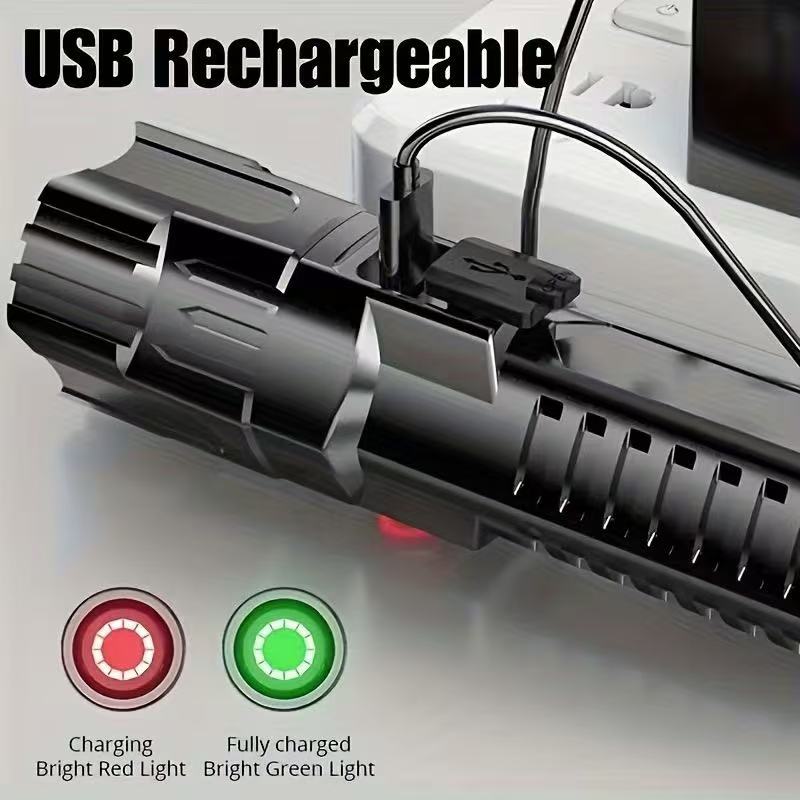 Nueva linterna Led de alta pot - Outdoor Lighting Battery Powered reseña y precio