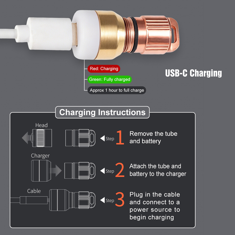 Linterna de Cobre EDC LED, Lám - Outdoor Lighting Brass reseña y precio