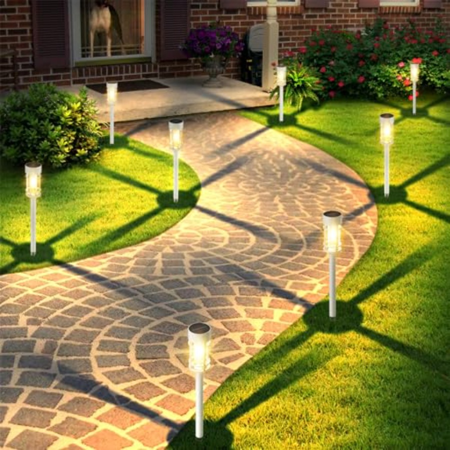 Luces Solares para Caminos, Im - Outdoor Lighting Dusk To Dawn reseña y precio