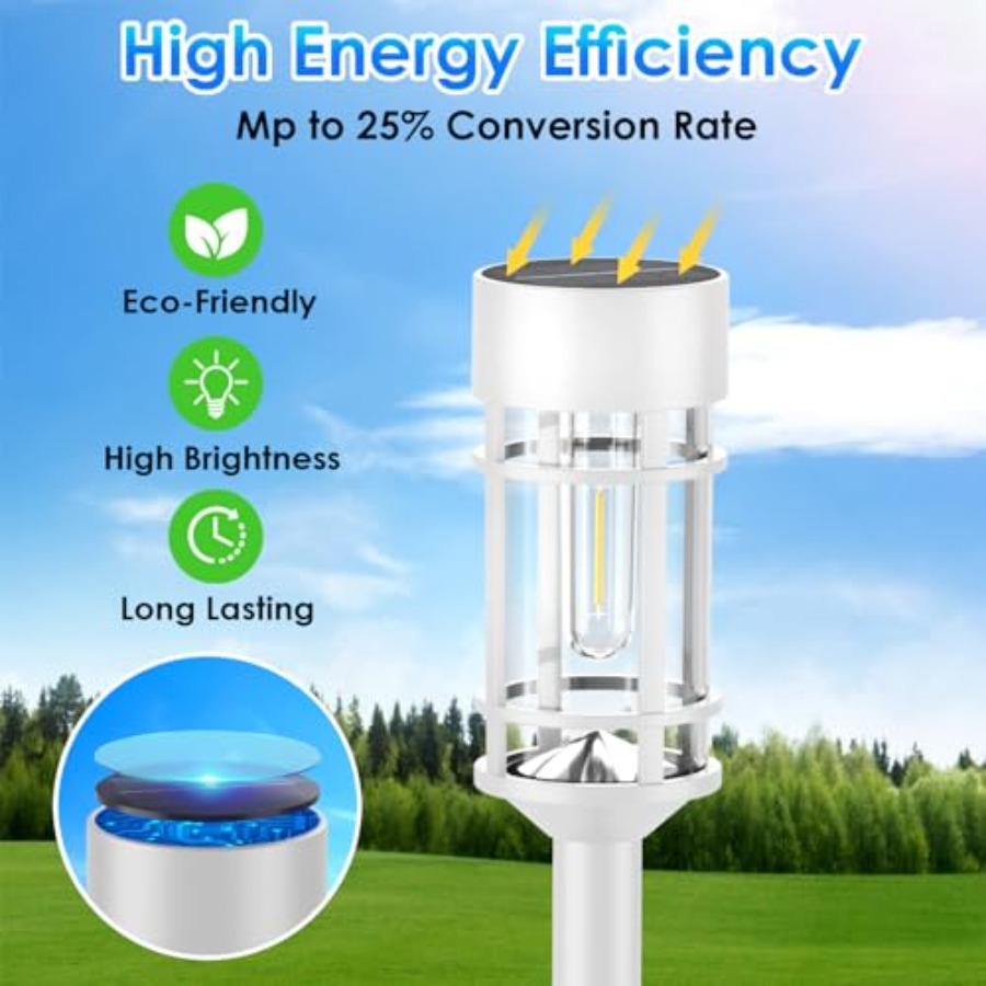 Luces Solares para Caminos, Im - Outdoor Lighting Dusk To Dawn reseña y precio