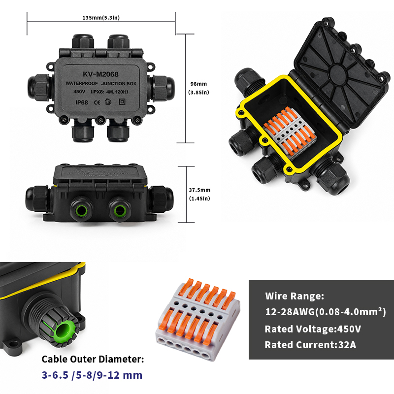 Caja de Conexiones Impermeable - Outdoor Lighting Electrical Box reseña y precio