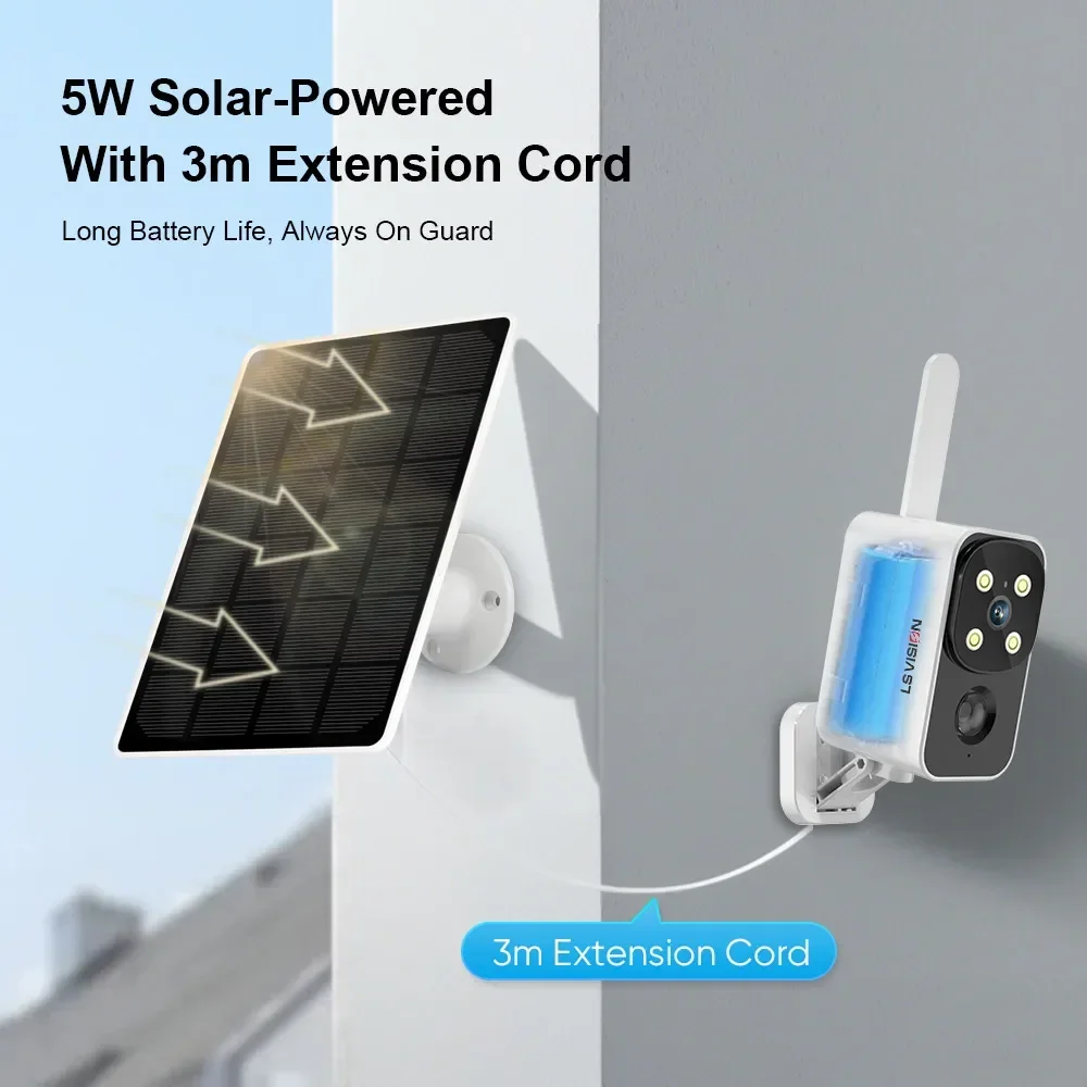 LS VISION cámara Solar para ex - Outdoor Lighting And Camera reseña y precio