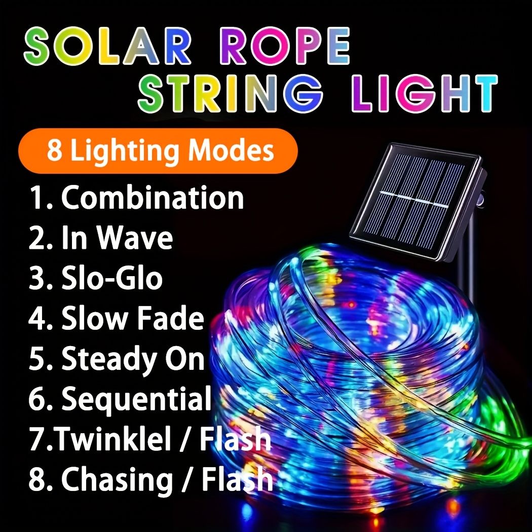 Guirnalda de Luces LED Solares - Outdoor Lighting For Gazebo reseña y precio