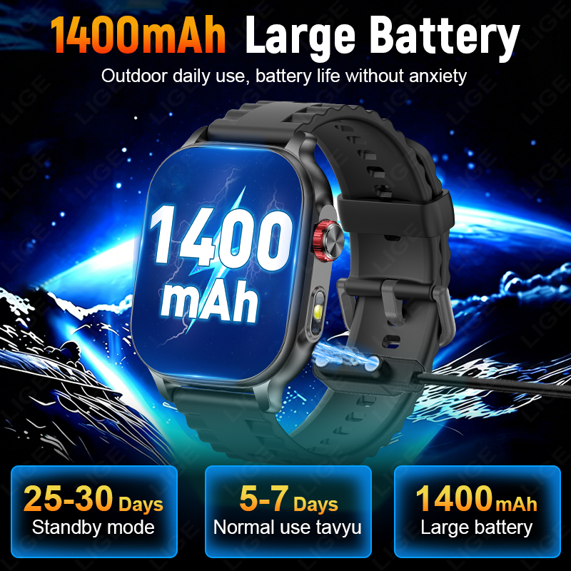 Reloj Inteligente LIGE 2026 Mi - Outdoor Lighting Ip Rating reseña y precio