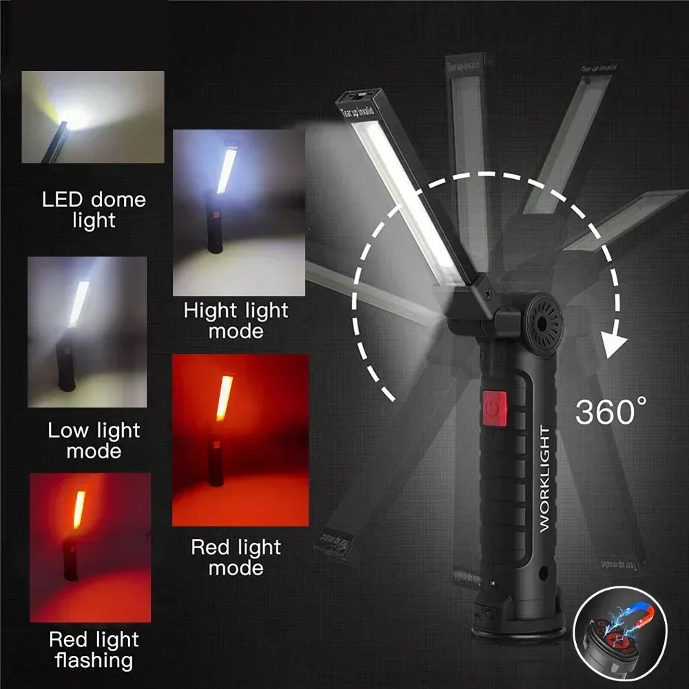 Linterna LED COB Lámpara de in - Outdoor Lighting Rechargeable reseña y precio