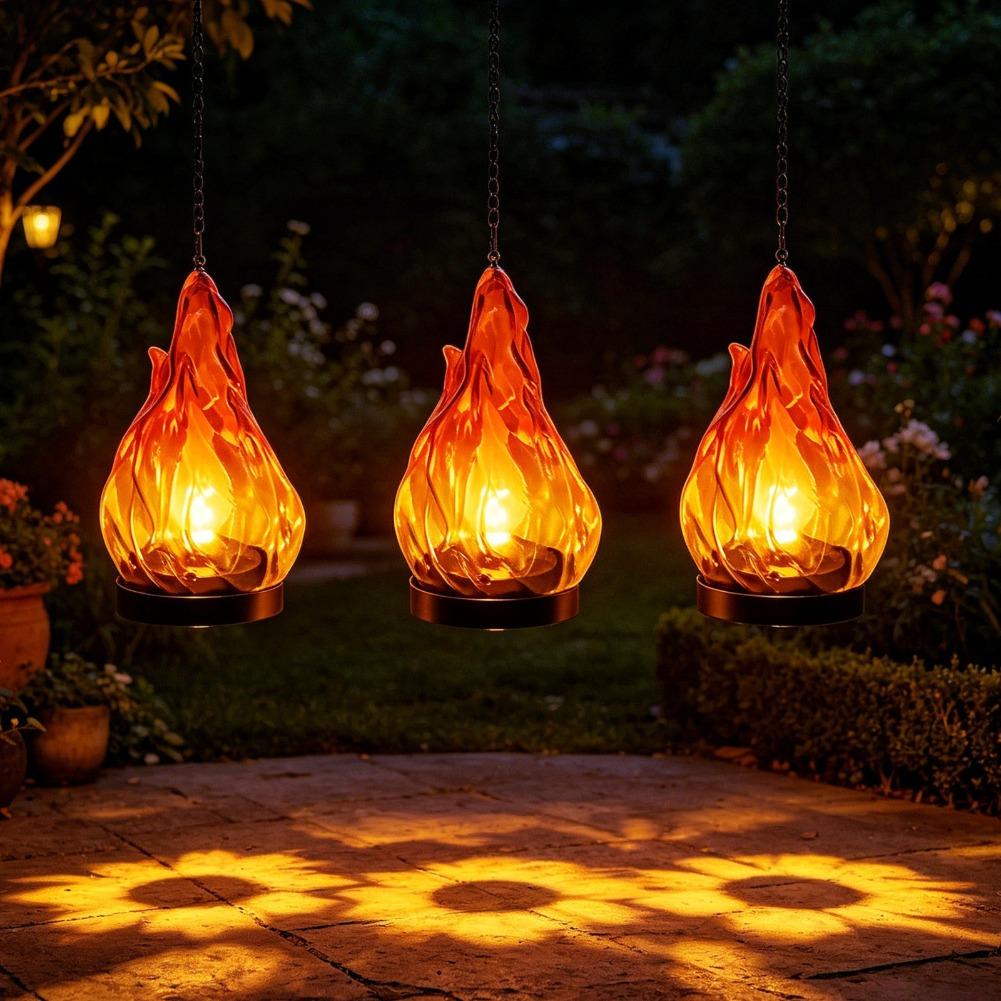 Lámpara colgante solar con efe - Solar Lantern Hanging reseña y precio