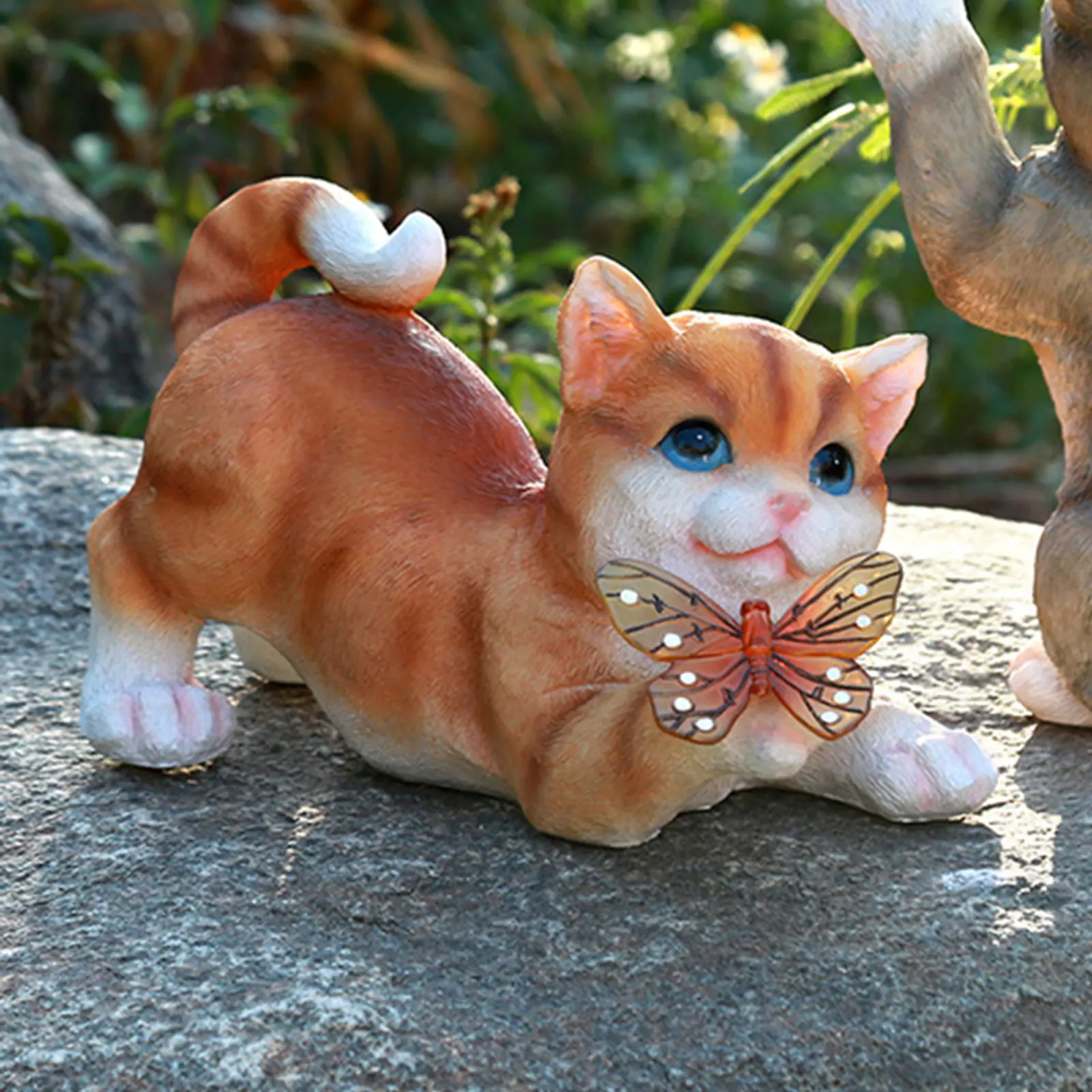 Escultura de gato al aire libr - Outdoor Lighting For Gazebo reseña y precio