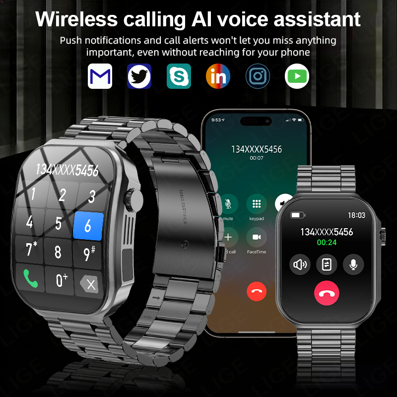 Reloj Inteligente para Hombre  - Outdoor Lighting Ip Rating reseña y precio