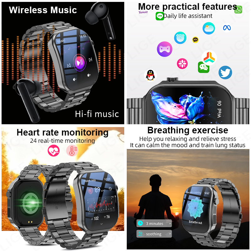 Reloj Inteligente para Hombre  - Outdoor Lighting Ip Rating reseña y precio