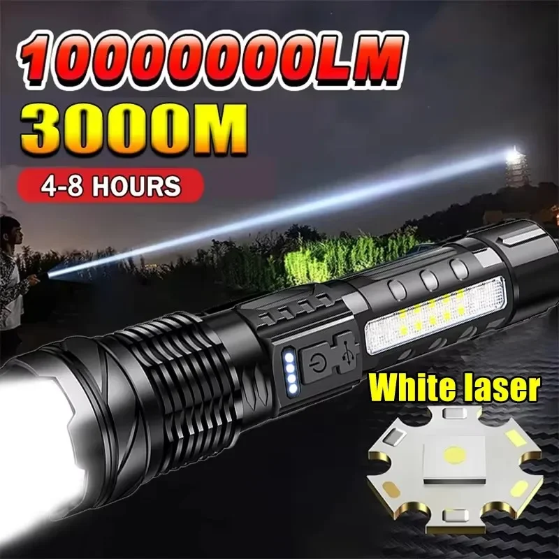 Potente Linterna LED con Indic - Outdoor Lighting Battery Powered reseña y precio